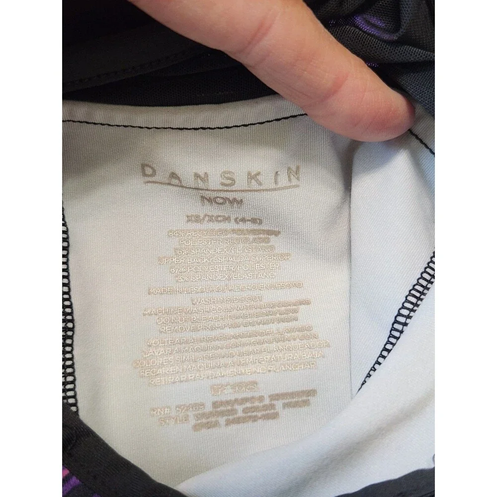Freestyle by Danskin girls dance gymnastics leotard purple size XS 4-5
